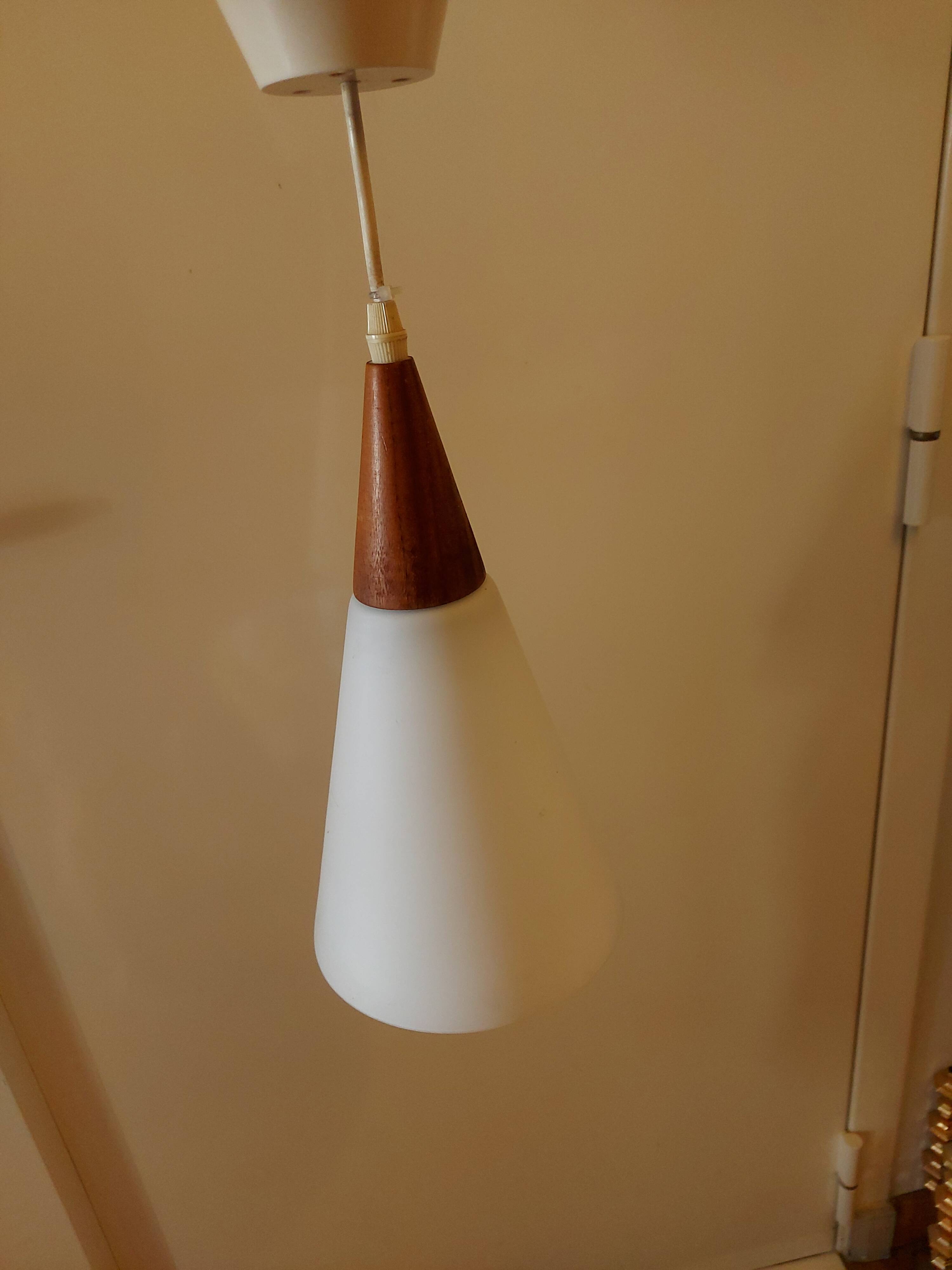 Chandelier, philips pendants, louis kalf