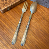 Art deco salad cutlery in silver filled 1930
