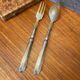 Art deco salad cutlery in silver filled 1930