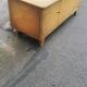 Vintage enfilade 3 drawers 1 door 1 flap