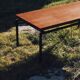 Table basse moderniste en teck, 1960