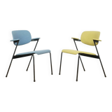 Ensemble de deux fauteuils modernistes d'Eric Lemesre et Willy Van Der Meeren