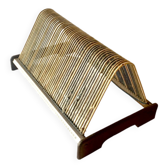 Vintage record holder for 50 vinyls - 1960s