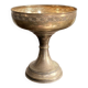 Footed Bowl Silvered Metal Second Empire Pearl Decor 19th Century