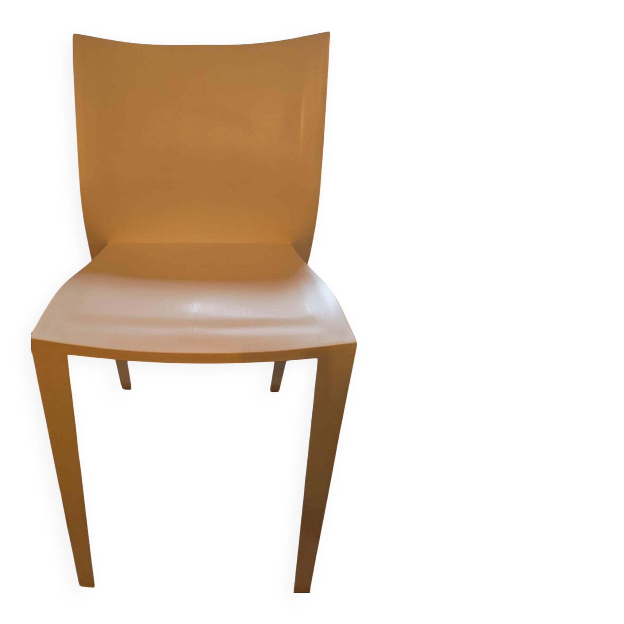 Lot of 4 Kartell "Slick" chairs designed by Philippe Starck - off-white.