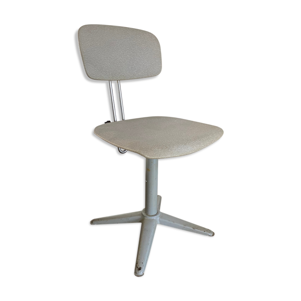 Chaise de bureau industrielle vintage, années 1950