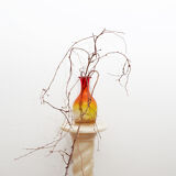 Color degraded vase