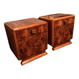 Pair of Art Deco bedside tables