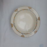 Assorted 8 brown/green plates