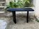 Table basse bois brûlé