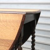 oval folding table