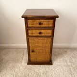 Roche bobois Maugrion rattan chiffonier
