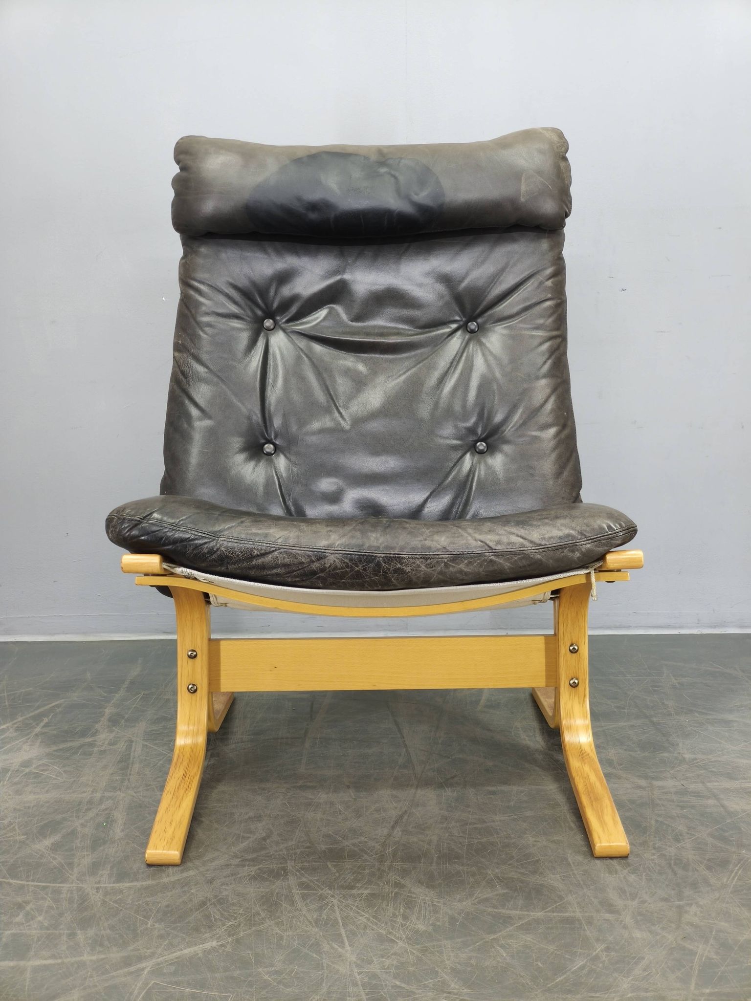 Ingmar Relling Siesta Lounge Chair in Leather, Norway, 1970s