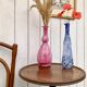 Carafe en verre de clichy rose