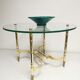 Table basse de salon vintage hollywood regency années 50-60