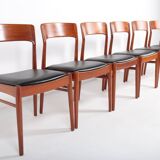Set of 6 Model 26 chairs by Henning Kjaernulf - KS Korup Stolefabrik