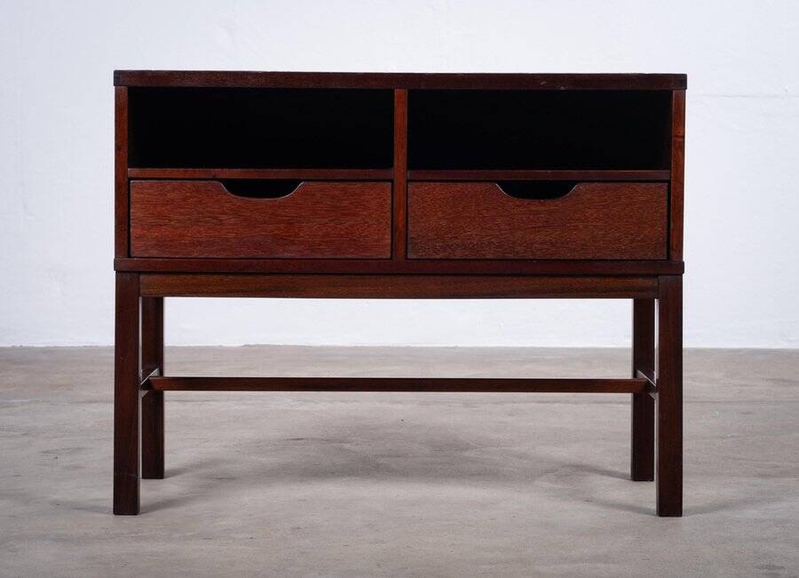 Mahogany Hall Table by Severin Hansen, Denmark, 1950s