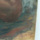 Oil on canvas period art deco