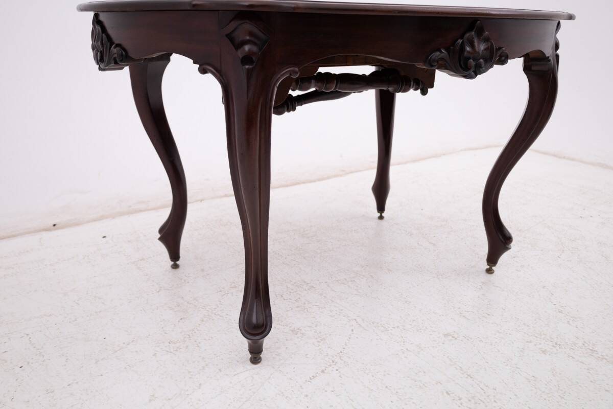 Mahogany table, Western Europe, circa 1920.