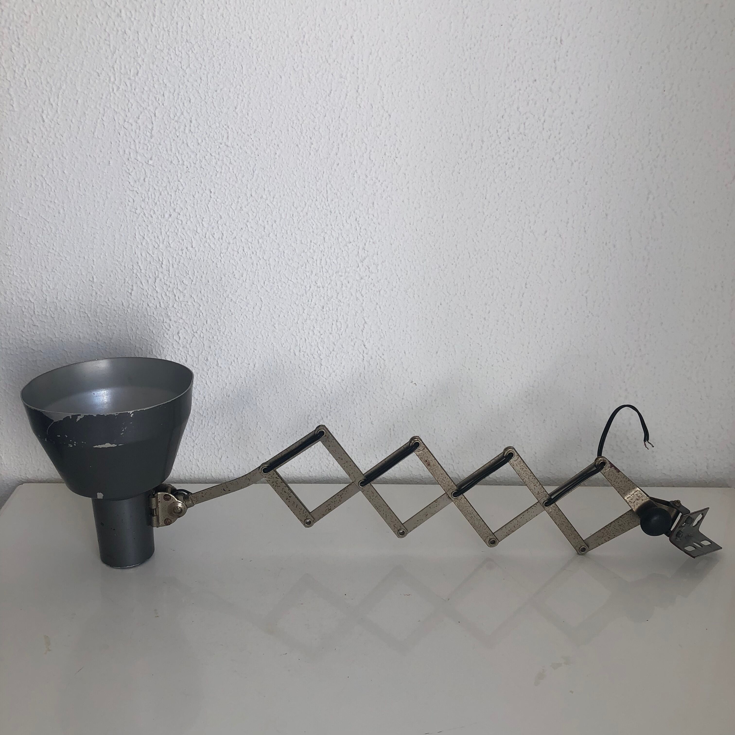 Lampe accordéon 1960, 65 x 18 cm