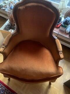 fauteuil bergère style Louis XV