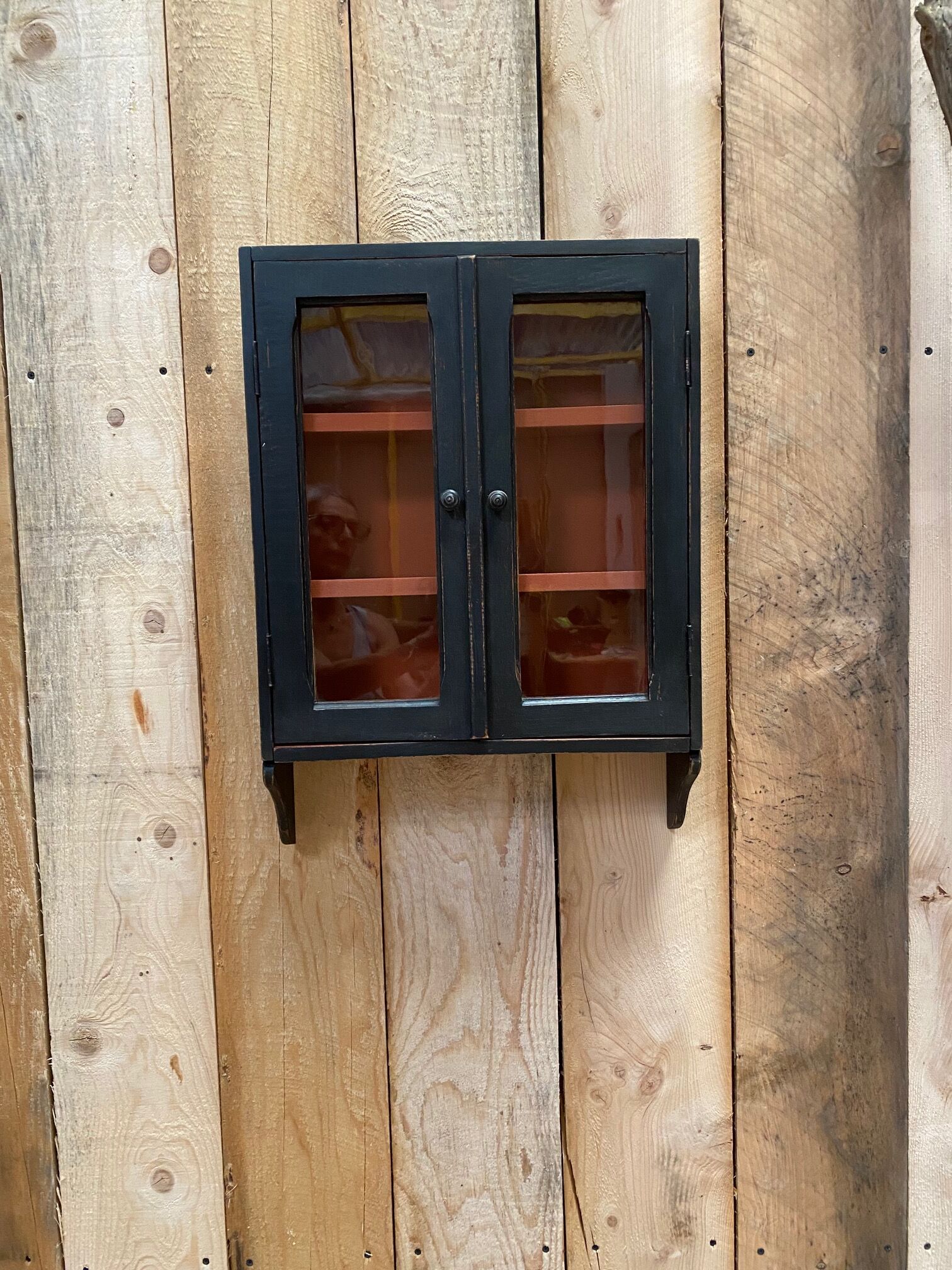 Antique hanging case