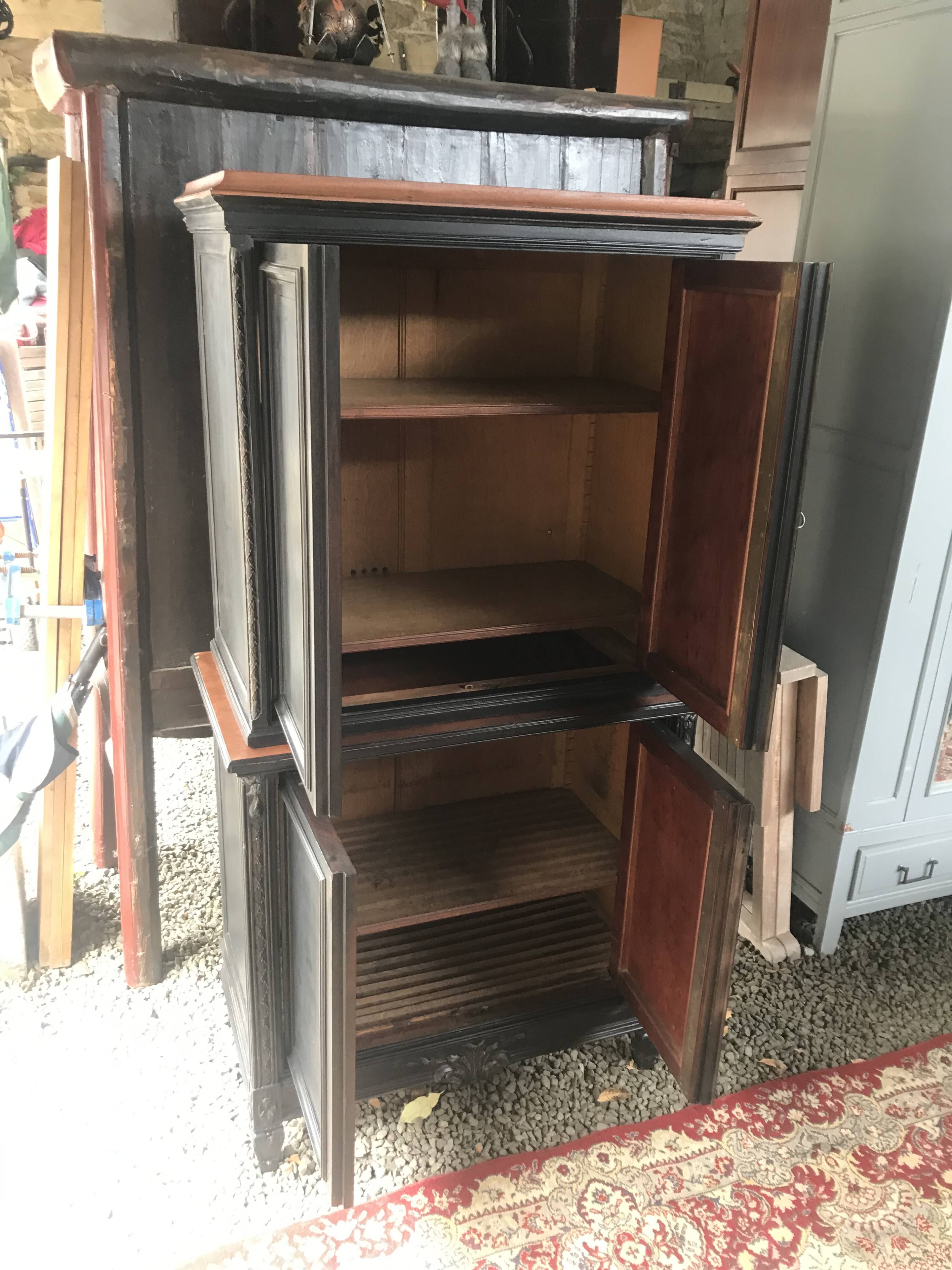 Ancien meuble à liqueur 1950