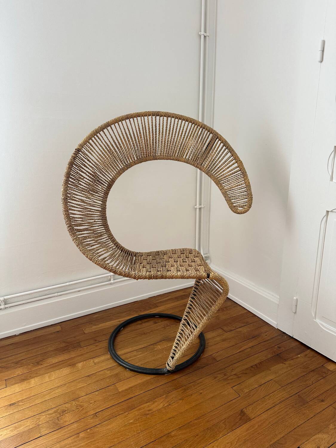 Question mark armchair by Tom Dixon, vintage 1980