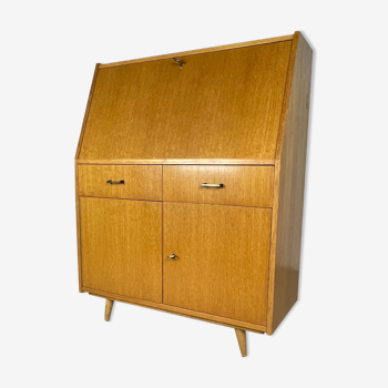 Secretary in blond oak 1960