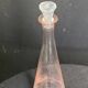Vintage pink glass carafe and salt cellar