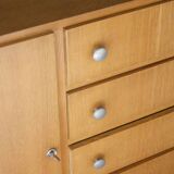 Art Deco oak chest of drawers (1950s/1960s). Very good condition.