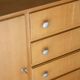 Art Deco oak chest of drawers (1950s/1960s). Very good condition.