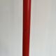 Red metal coat rack