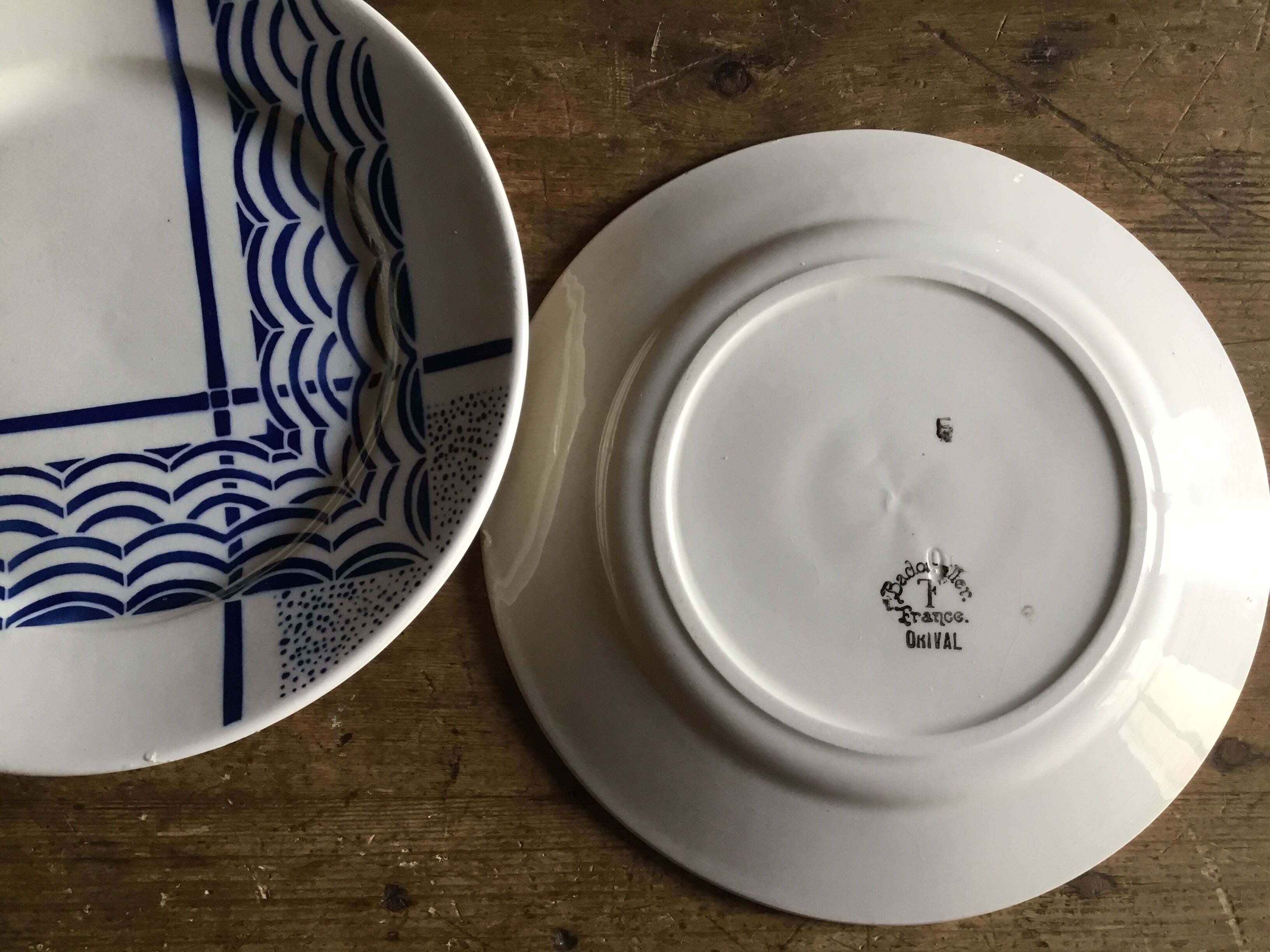 Vintage dessert plates