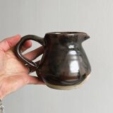 Small pitcher in glazed ceramic stoneware