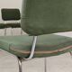 André Simard green velvet chairs for Airborne 1960, set of 6