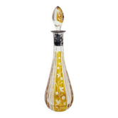 Art Deco crystal silver carafe, Denmark, 1930s