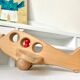 Avion en bois vintage