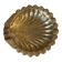 Cendrier coquille en laiton massif