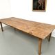 Very large farmhouse table in solid oak, 1950s – L300 cm