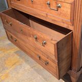 Late 19th century walnut chest of drawers