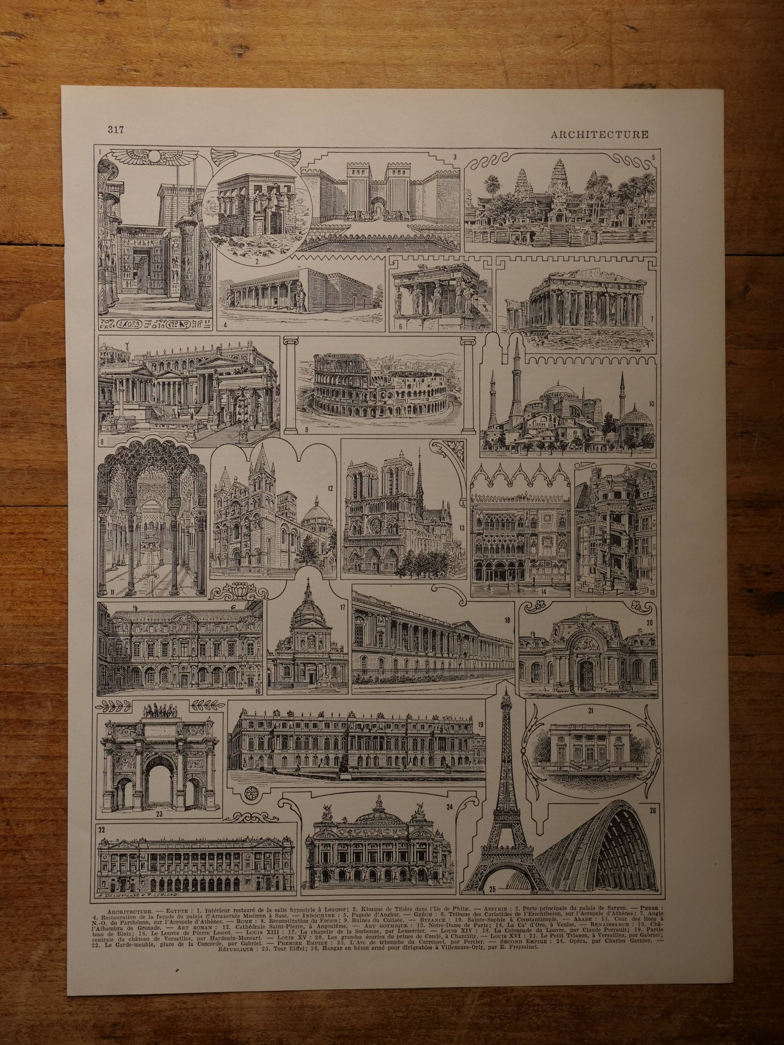 Set of 12 original lithographs
