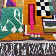 Tapis berbère marocain fait main grande taille 200 x 300 cm