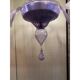 Italian Handmade Murano Style Glass Chandelier in Light Violet