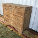 Art deco dresser in solid oak