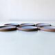 6 stoneware plates from Ratilly / J&N Pierlot / Puisaye