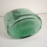 Demijohn oval blue-green