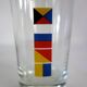 Set of 6 vintage Mobil advertising glasses
