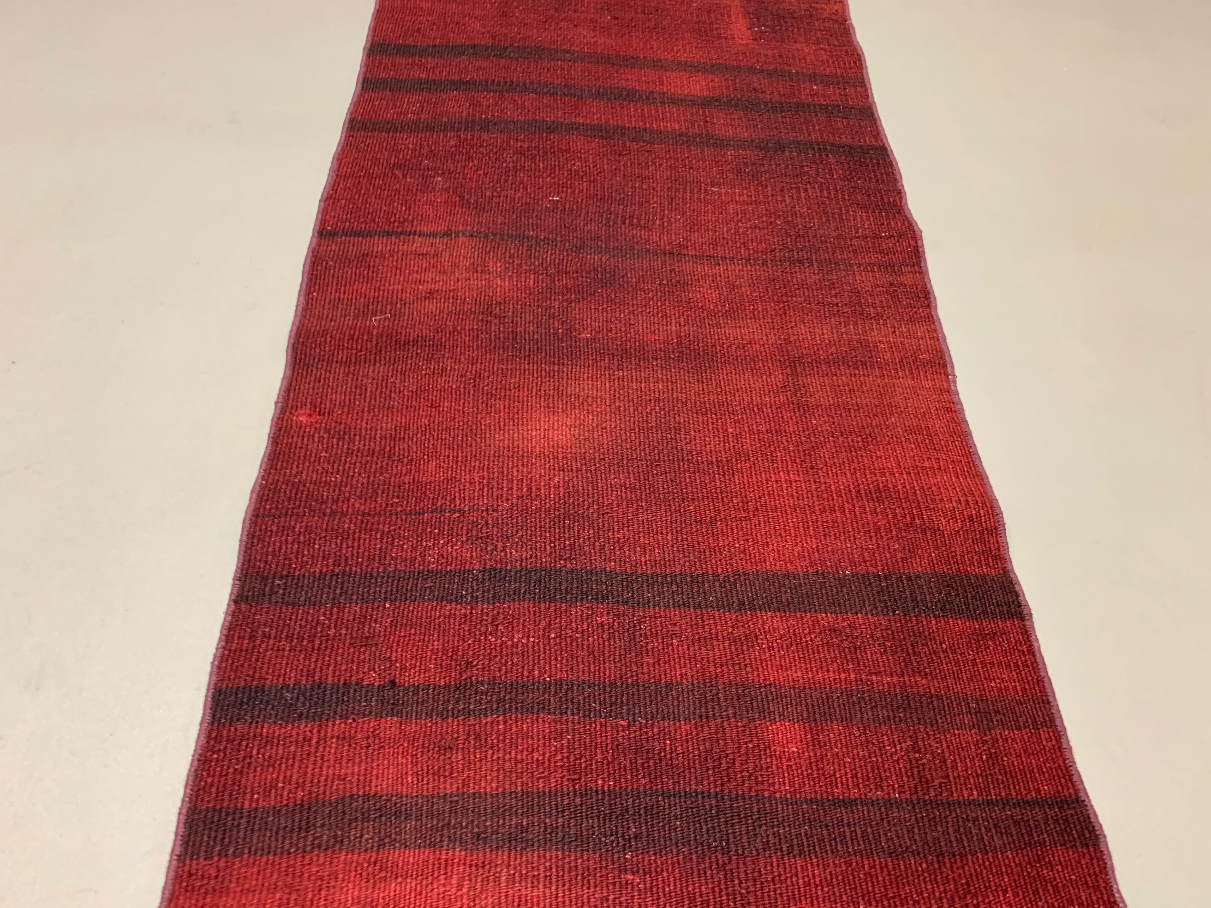 Old Turkish narrow Kilim Runner 310x54 cm