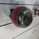 Pair of vintage chrome metal eyeball wall lights from the 70s